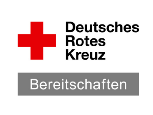 Man sieht das Logo der DRK Bereitschaften.