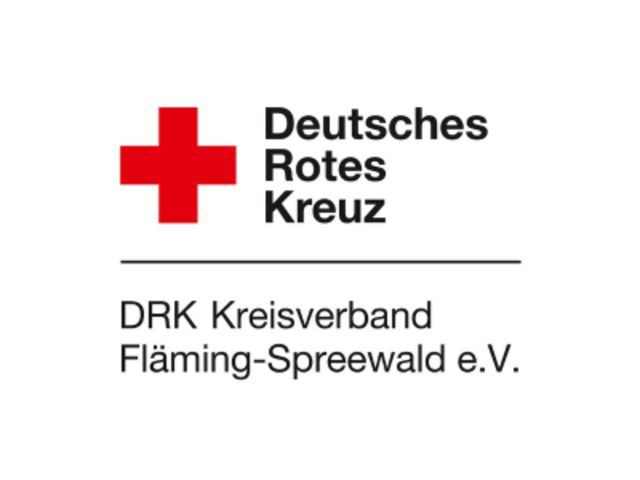 Hier sehen Sie das Logo des DRK Kreisverband Fläming-Spreewald e.V.
